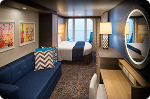 Ocean View Balcony: 2D